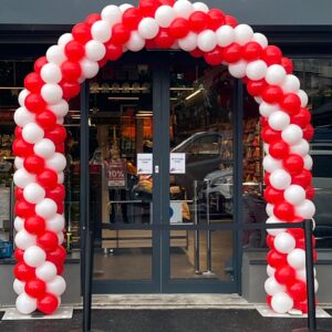 Arcadă din baloane pentru deschideri comerciale